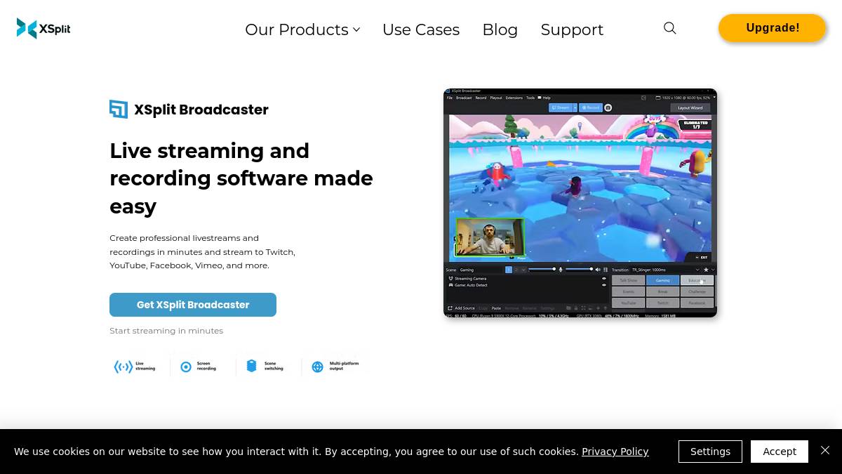 XSplit Broadcaster
