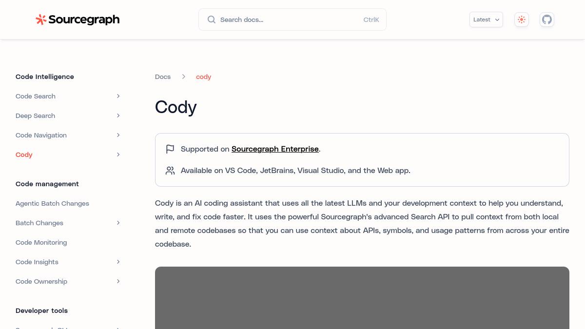 Cody (by Sourcegraph)