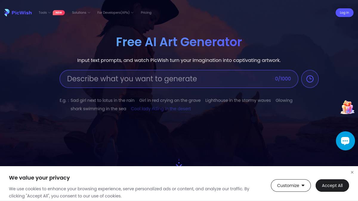 PicWish AI Art Generator