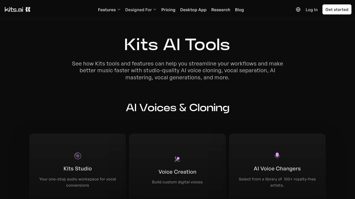 Kits.ai 截图2